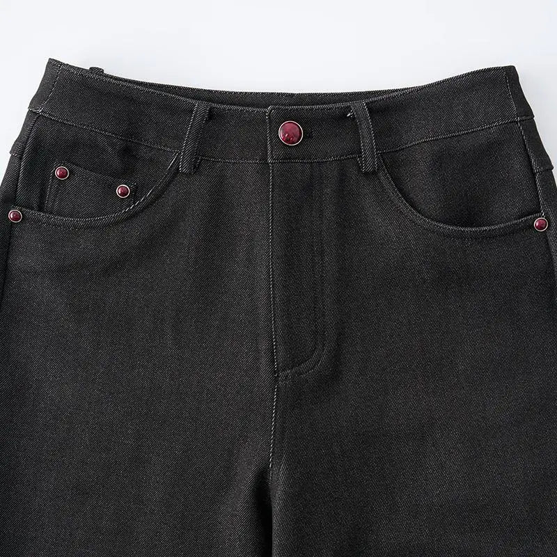 Eco-Friendly Anti-Pilling Breathable Woven Polyester Straight Loose Fit Elastic Waist Casual Pants