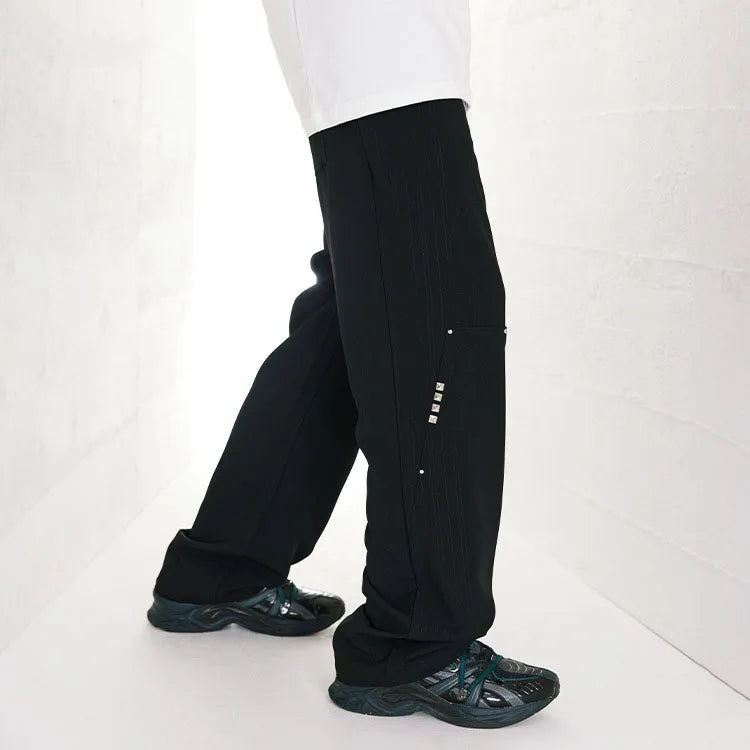 Flame Straight Trousers Micro Flared