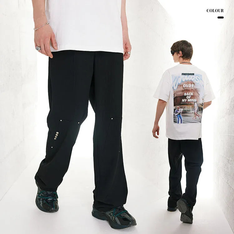 Flame Straight Trousers Micro Flared